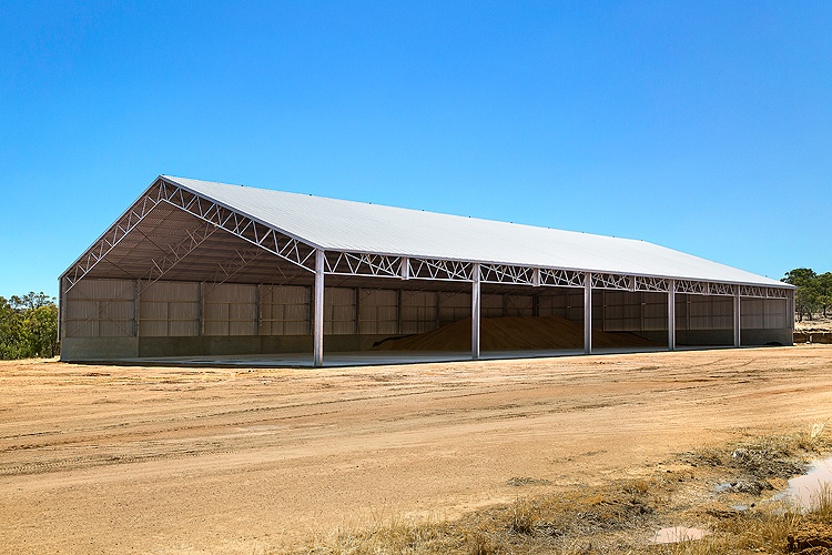 steel frame shed