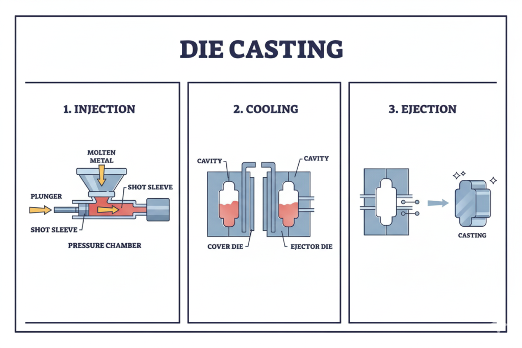 Die casting process