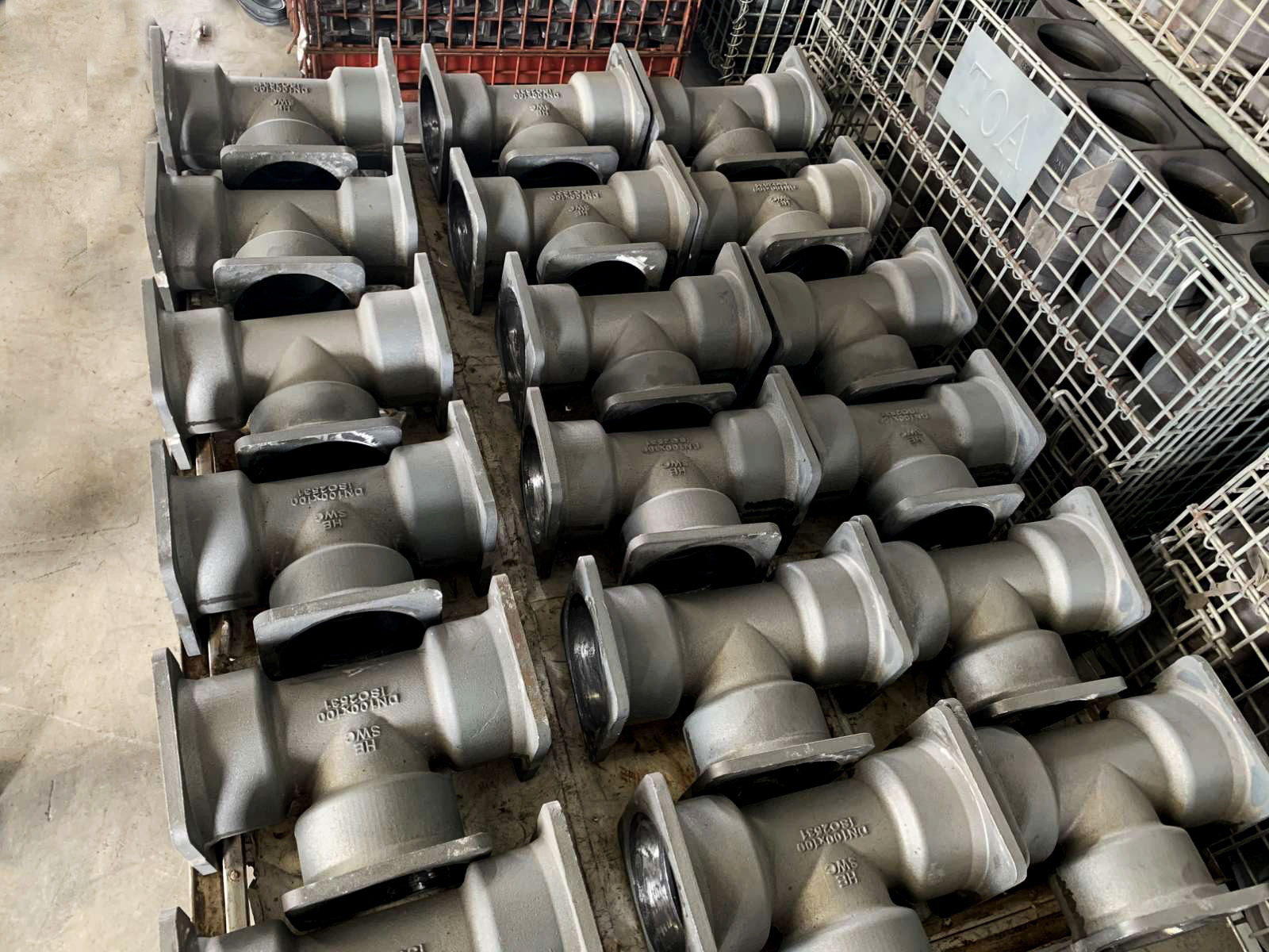 metal casting pipe fittings