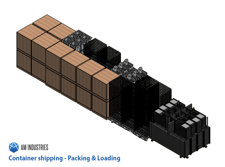 Container shipping - Loading and packing
