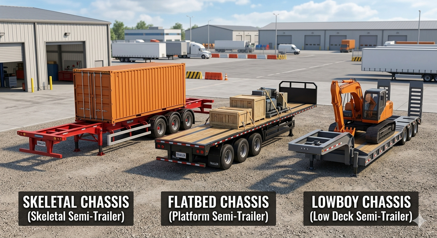 3 types of trailer chassis