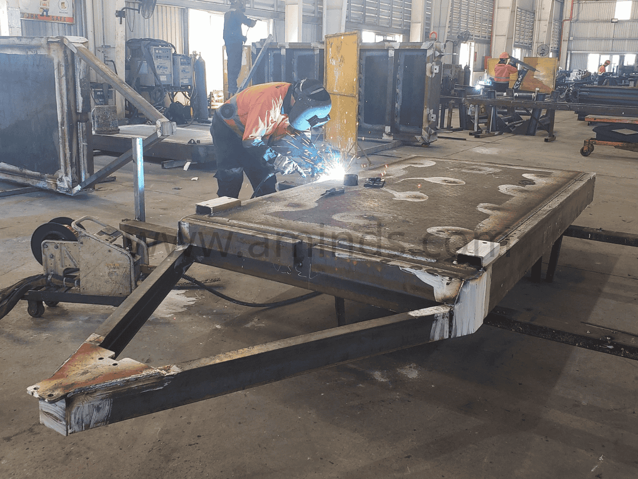 trailer chassis manufacturing at AM Industries Vietnam